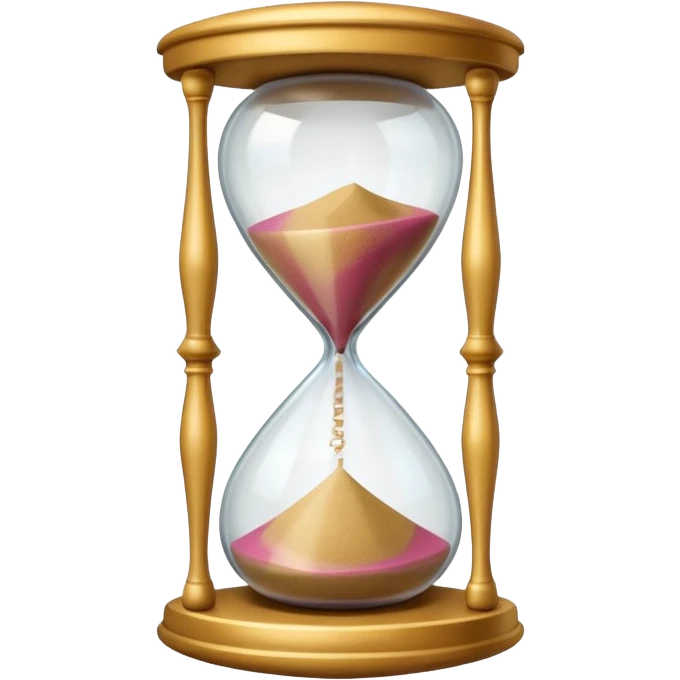 hourglass or watch, conveying a short wait emoji