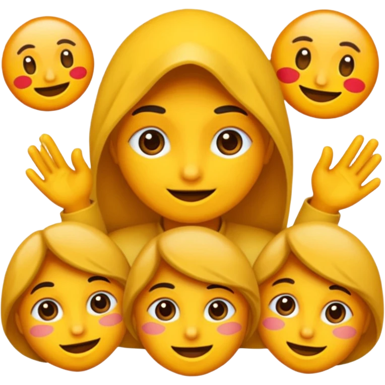  ایموجین از ترکیب قلب و ماه با فرمت pNG  emoji