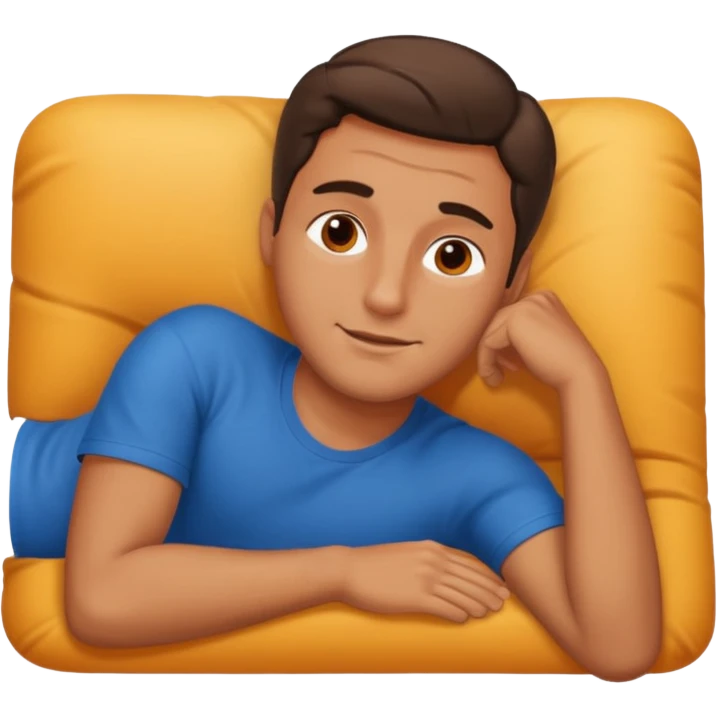 Italian guy laying down emoji