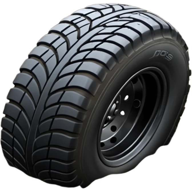 tire tracks emoji