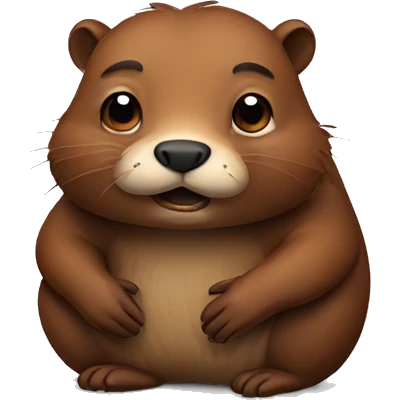sad beaver emoji