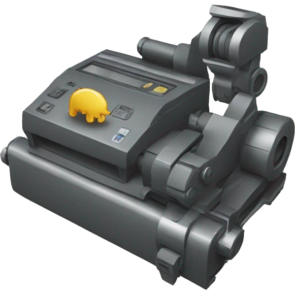 press gear with foot  emoji
