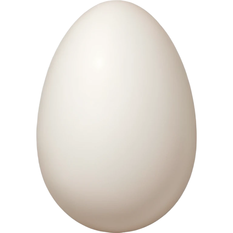 simple without face egg emoji