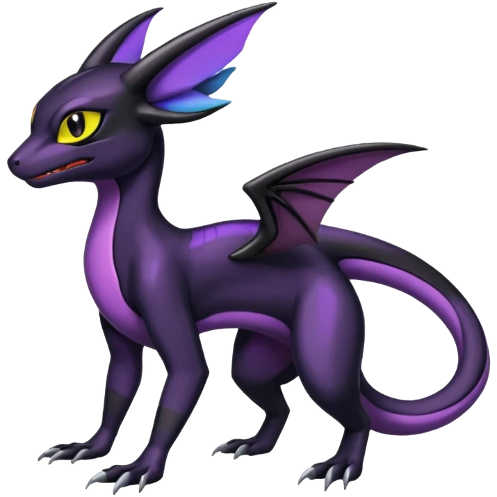 Shiny Salandit-Noivern-Umbreon-Hybrid (Full body) emoji
