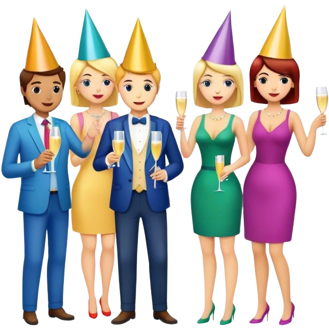 A group of people stands in a circle emoji