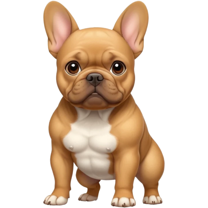 Tan French bulldog emoji