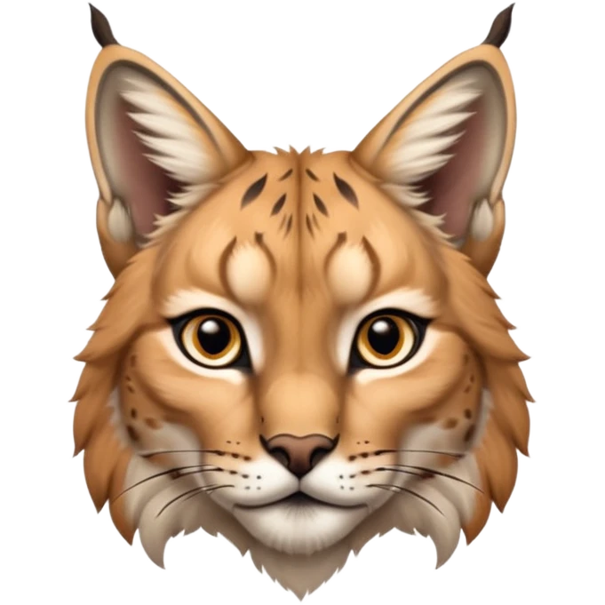 A high-resolution photo-realistic digital illustration of a baby lynx, chest upward A high-resolution, photo-realistic digital illustration of a majestic young Eurasian lynx, shown from the shoulder upwards with lynx markings, zoomed out showing half body  emoji