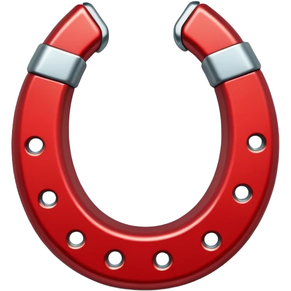 red horseshoe magnet emoji
