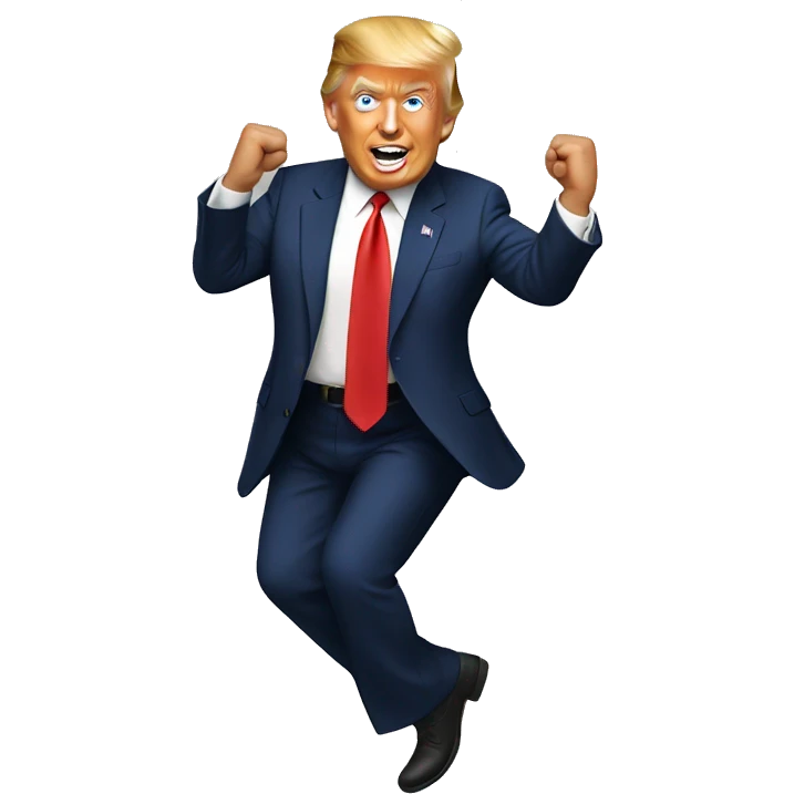 donald trump dancing emoji