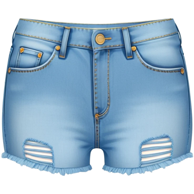ultra realistic denim booty shorts emoji