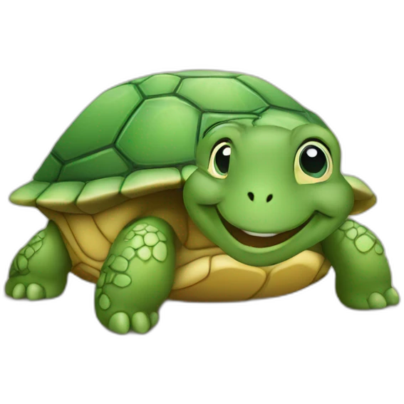 Happy turtle emoji
