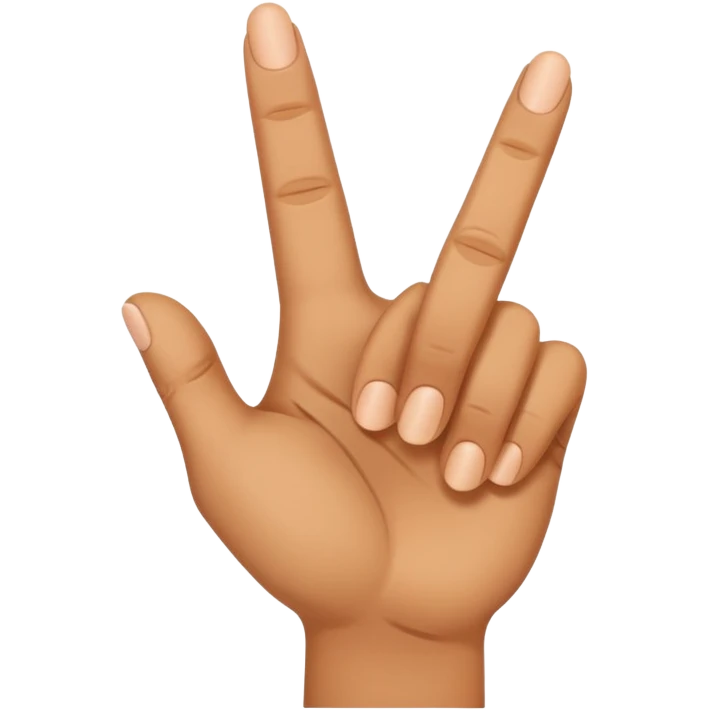 Finger gun hand emoji