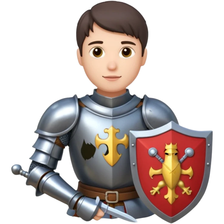 Player holding a knight emoji