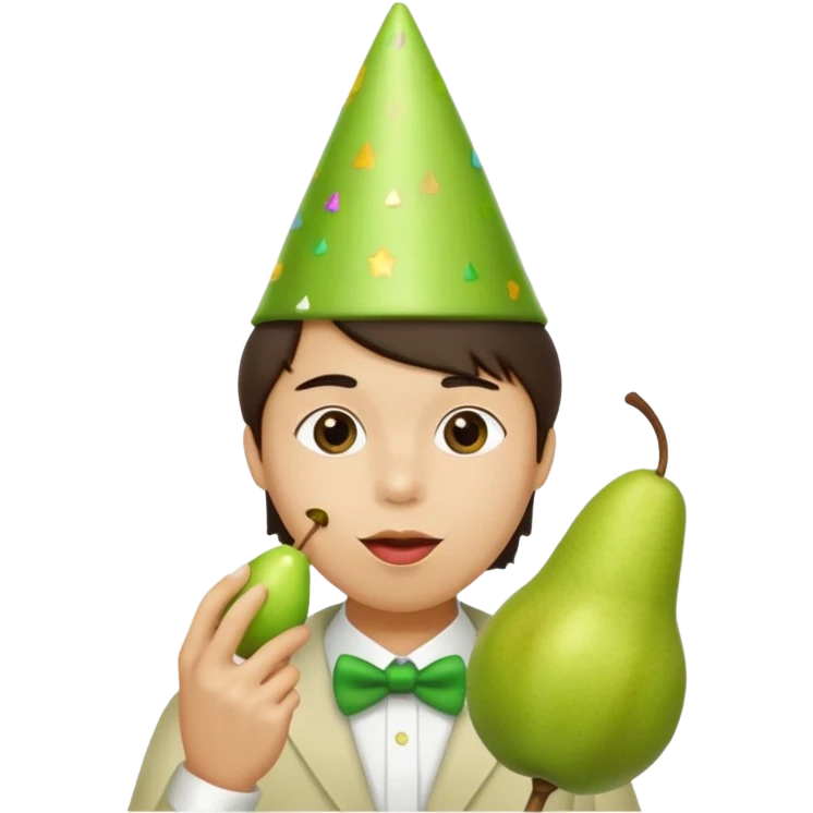 Birne die Party macht ok ohne Alkohol  emoji