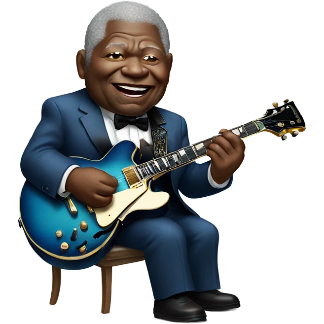 Blues music artist BBking emoji