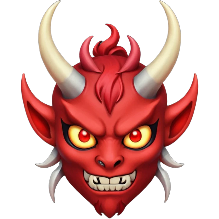 Demon d'animé ou manga emoji