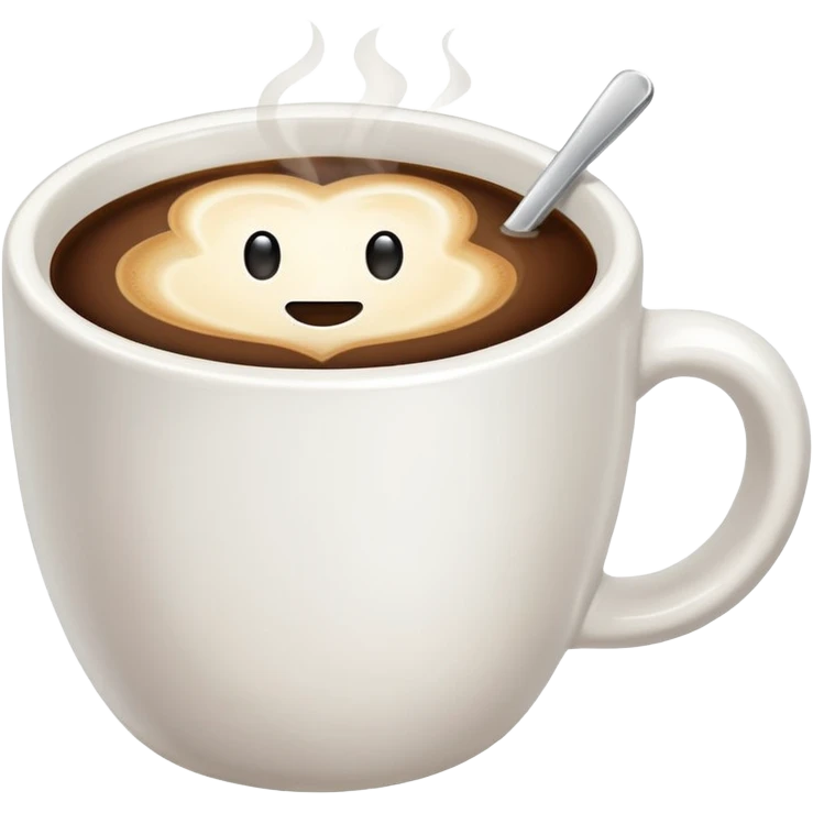 flat white coffee  emoji