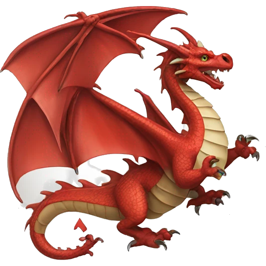 Dragon playing cards emoji
