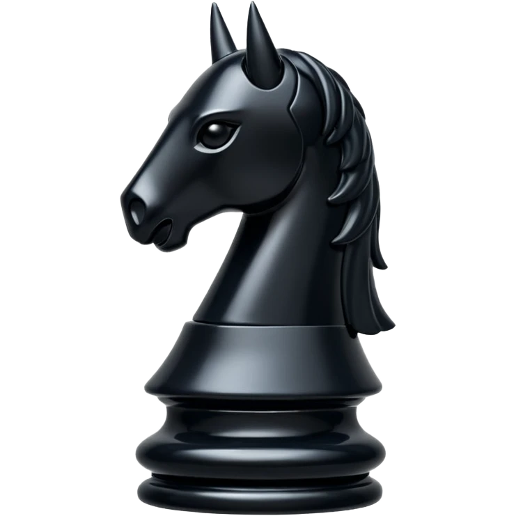black knight chess emoji