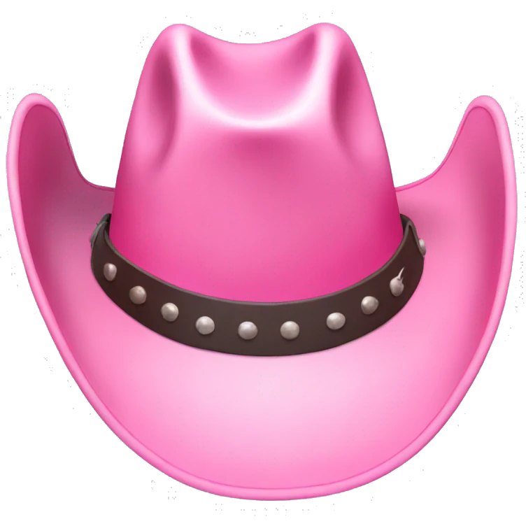 Pink cowboy hat emoji