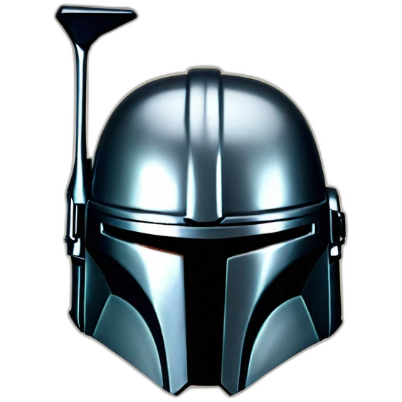mandalorian shinny helmet emoji