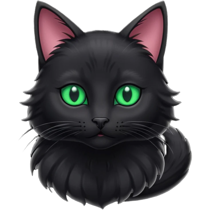 Чорний кіт emoji