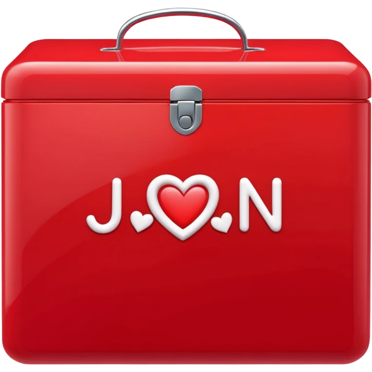 JAAN in bold letters in a red box with hearts  emoji