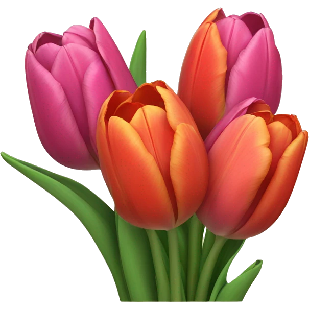Tulips emoji