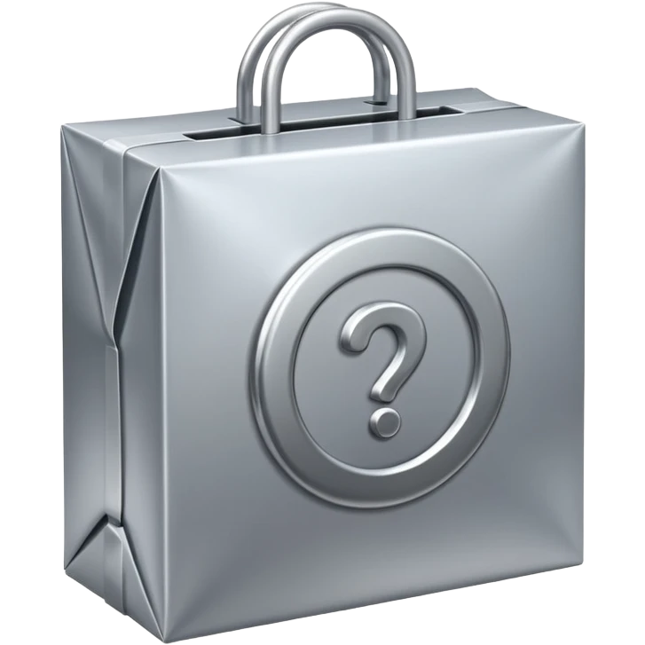 The percentage symbol on the package emoji