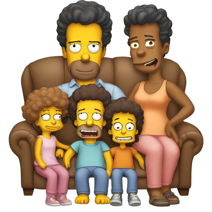 Simpson family emoji