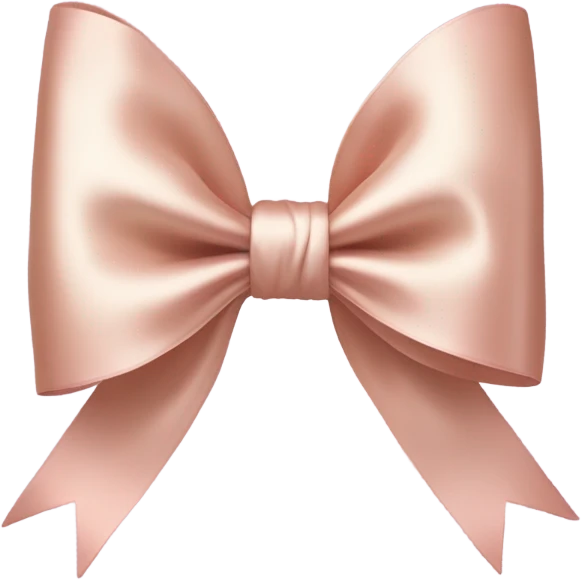 Coquette bow emoji