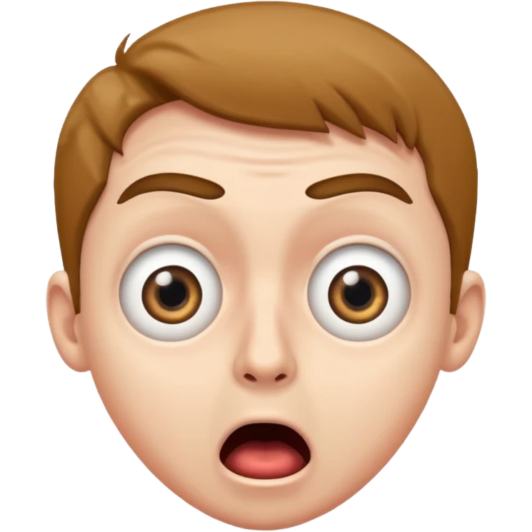 wow man shocked facial expression emoji