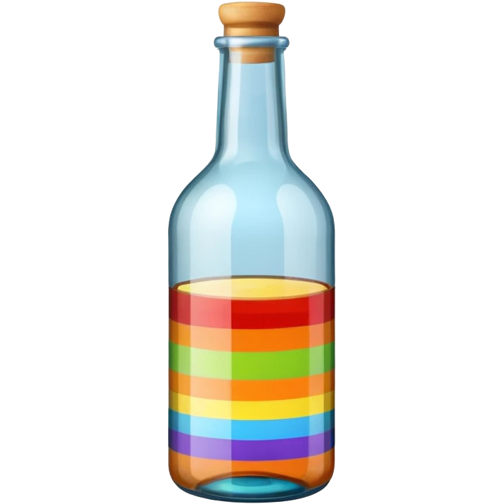 striped bottle  emoji