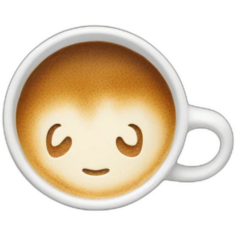 Gucci cappuccino cup emoji