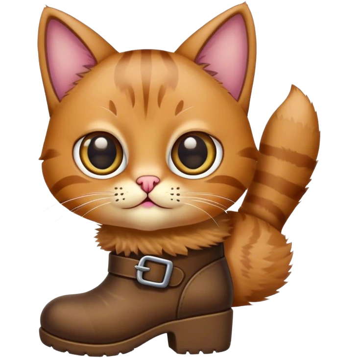 Gato con botas emoji