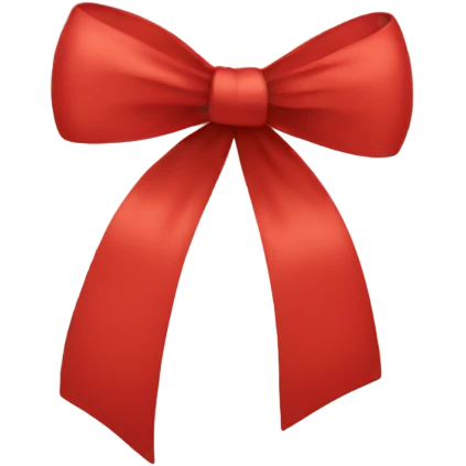 Red bow  emoji