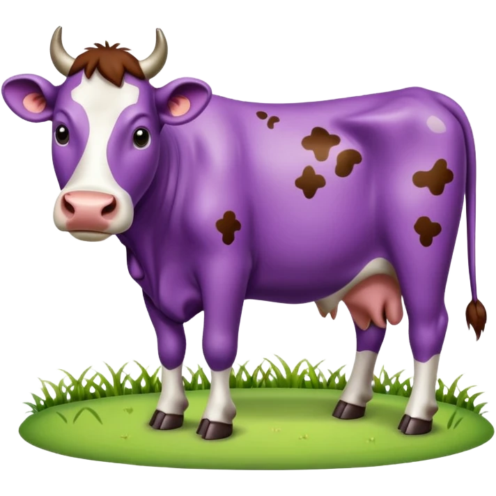 purple cow emoji