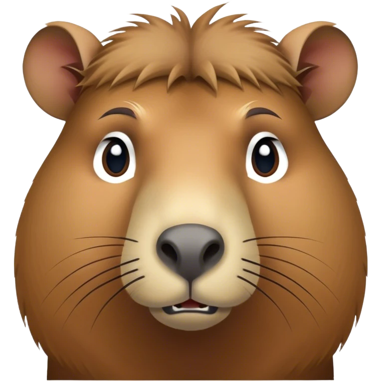 Brave capibara emoji
