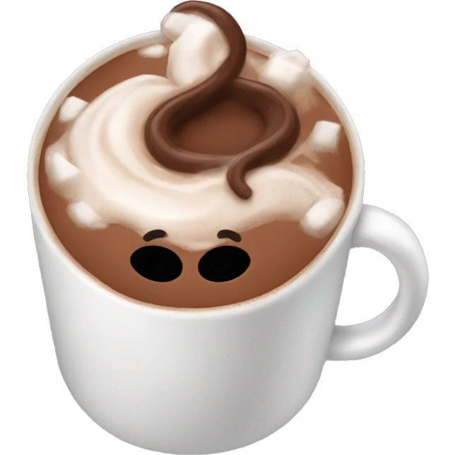 Hot chocolate emoji