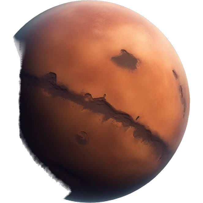 realistic planet mars emoji