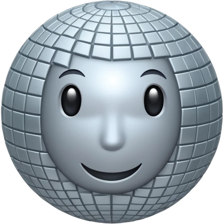 disco ball moon emoji
