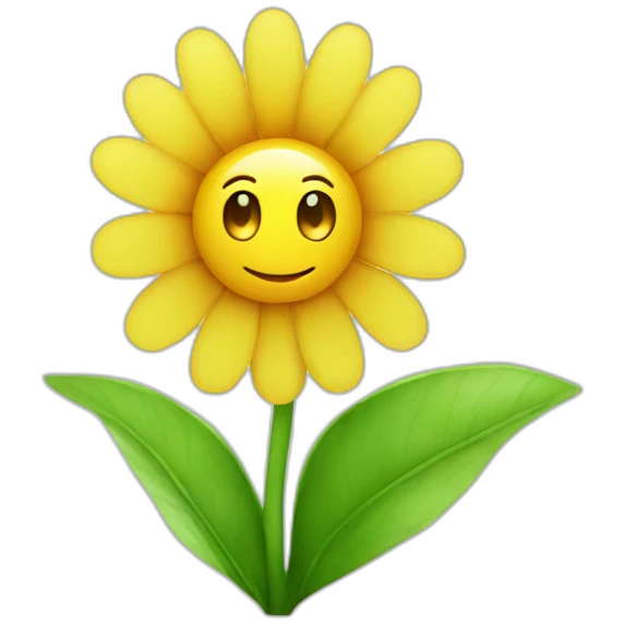 waterin a flower emoji