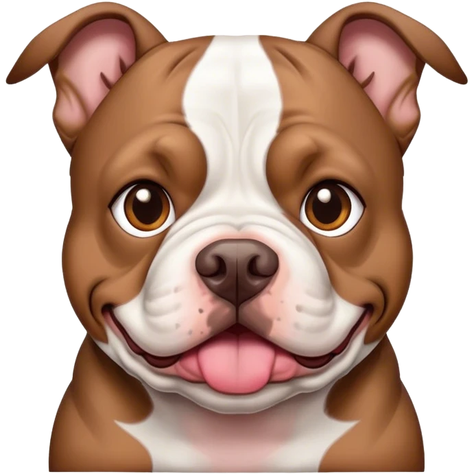 Américain Bully xxl brown merle  emoji