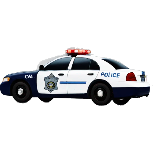 toronto police car with cn tower emoji