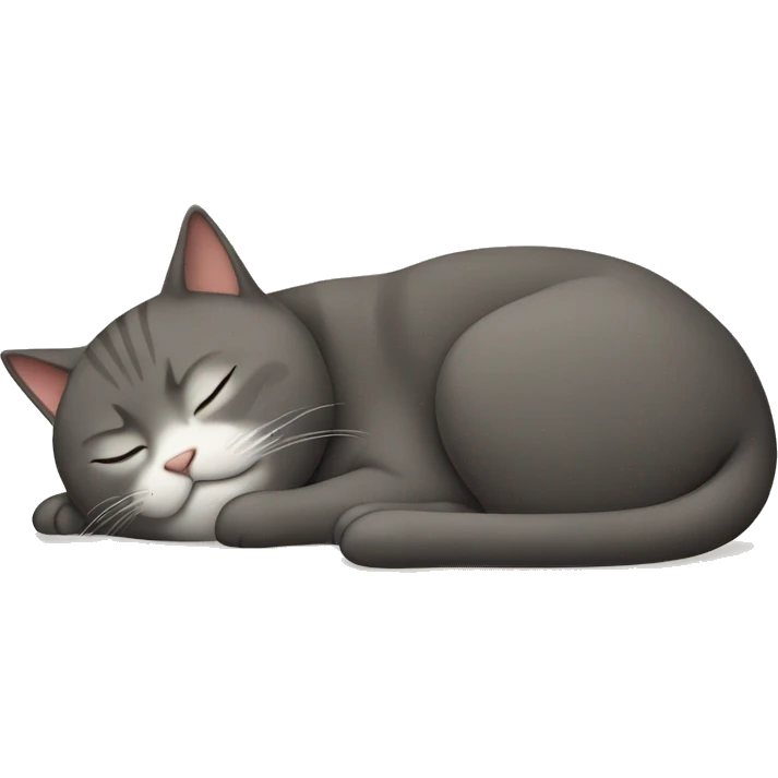 sleeping cat emoji