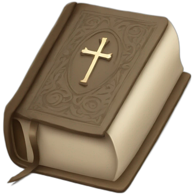 Design an emoji for the holy bible emoji
