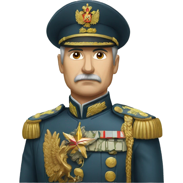 Military russian General  emoji
