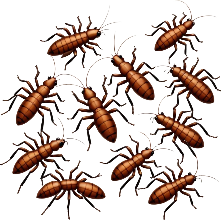 cockroaches and centipedes and spiders emoji