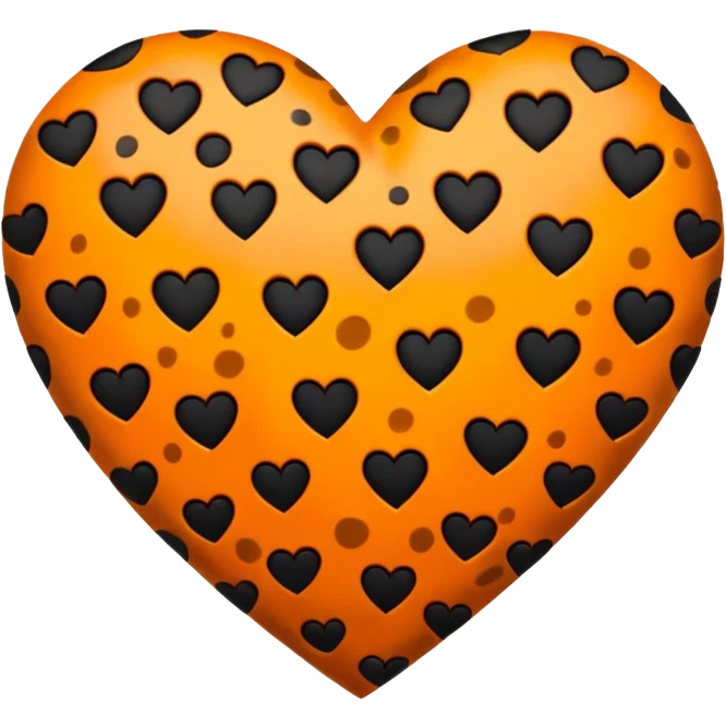 Leopar kalp emoji