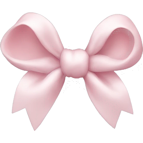 swan light pink bow emoji